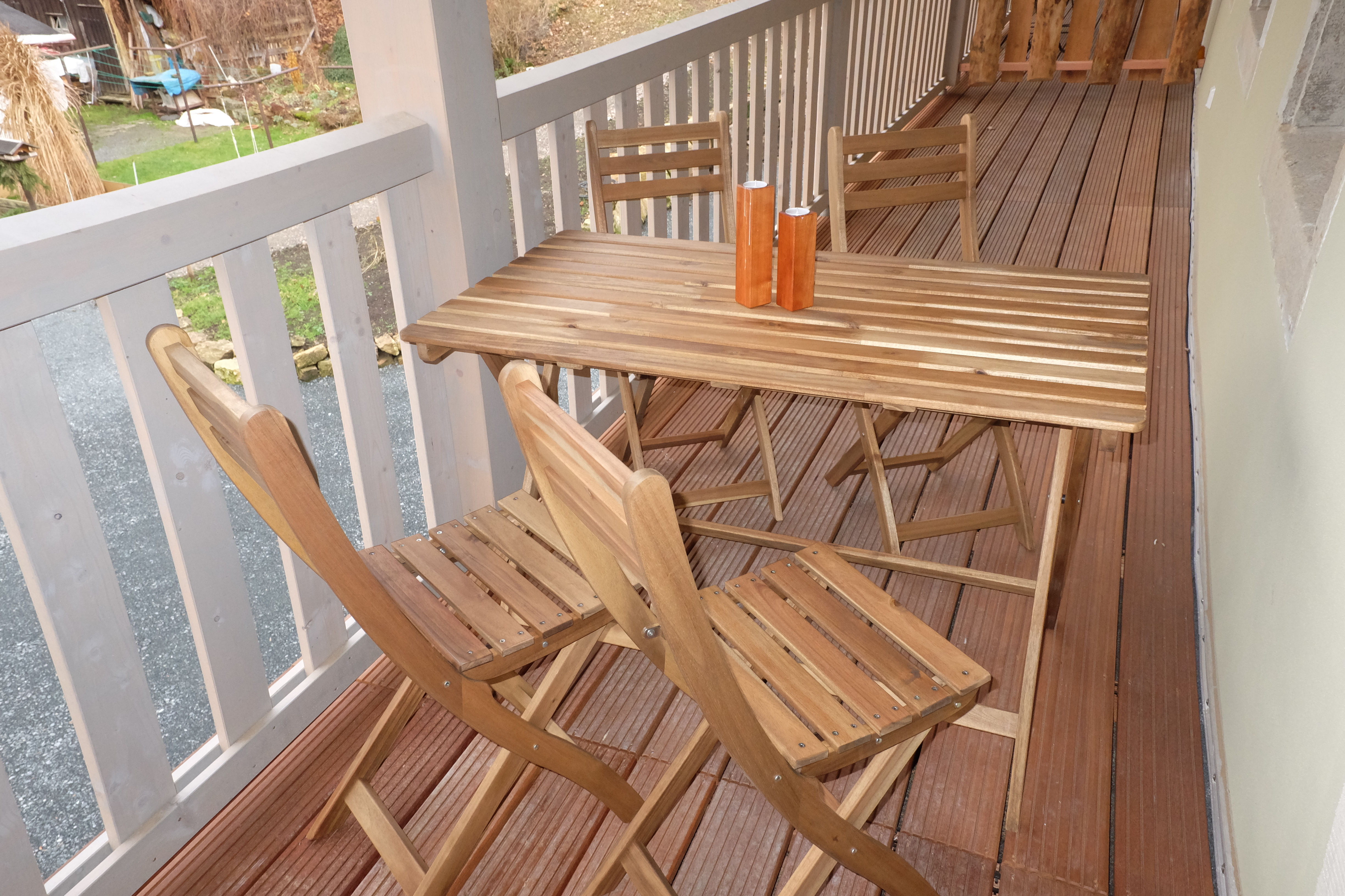 Meisterstube: Large balcony